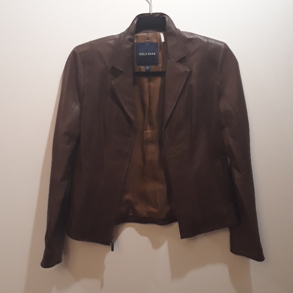 Cole Haan Lambskin Jacket